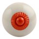 Cream Orange Fitting Ceramic Knob
